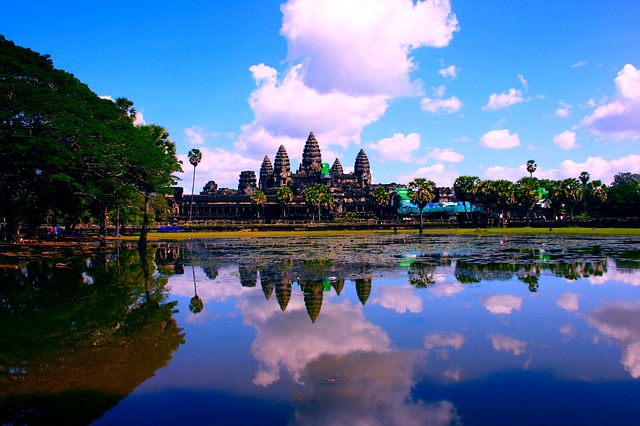 Die bekannten Tempelanlagen von Angkor Wat